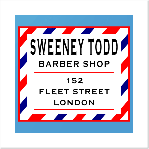 Sweeney Todd Barber Shop Wall Art by Lyvershop